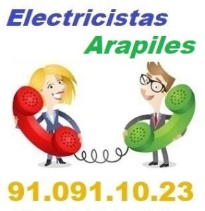 Telefono de la empresa electricistas Arapiles
